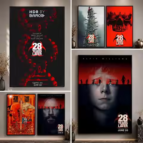 28 Years Later The Bone Temple Poster High-Definition Waterproof Eco-Friendly Non-fading For Kitchen