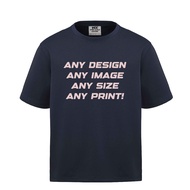 VYBE Cloud Cotton 245GSM Custom T Shirt Printing Premium Heavyweight Tee DIY Own Print Shirt Custom 