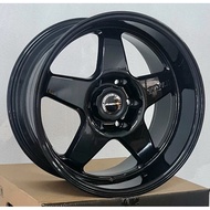[1 SET] 4X4 RAGUNA ZZYZX 18X9JJ ET0, 16X8 ET-5 6H139.7 / 6H114.3 GLOSSY BLACK, GLOSSY GUN METAL, MAT