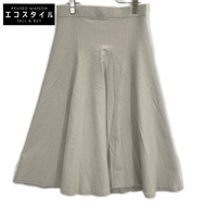 Theory Luxe 2023款，淺米色針織喇叭裙，38碼 [二手]