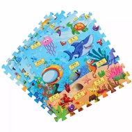 miếng xốp lót sàn thảm xốp cho bé bộ 4 tấm kèm viền nhiều mẫu kích thước 1 tấm 60x60 cm chống trơn t