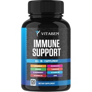 8 in 1 Immune Support Booster Supplement with Echinacea, Vitamin C and Zinc 50mg, Vitamin D 5000 IU,