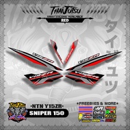 SNIPER 150 DECALS ( NTN Y15ZR )【ThaijutsuStickers】