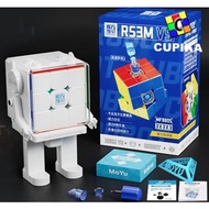 Cube Puzzle Moyu RS3M V5 3x3 Magnetic DUAL ADJUSTMENT + ROBOT Stickerless