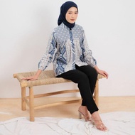 Promo - blouse batik kombinasi ✓