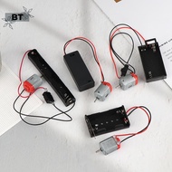 BT 130 Motor Kit with 2 Battery Holders & Switch, 16500RPM Mini DIY Electronic Model [NUW]