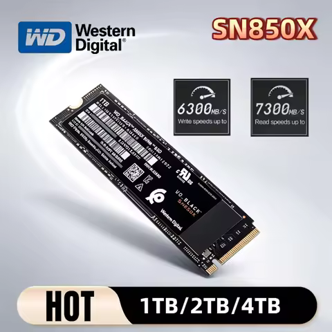 Western Digital SN850X 1TB 2TB 4TB WD BLACK M.2 2280 NVMe PCIe Gen 4.0x4 SSD Solid State Drive for G