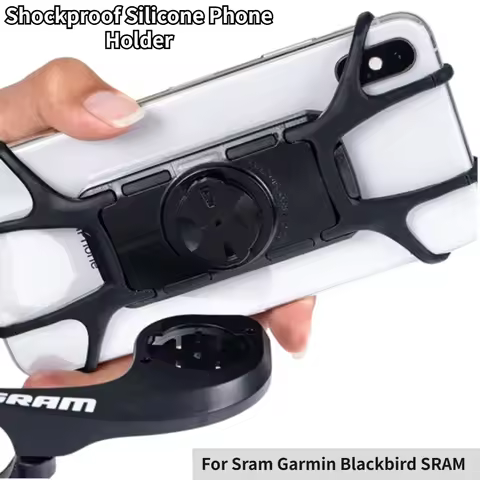 Universal Bike Phone Holder Bicycle Mobile Holder Mount Silicone Holder Motorcycle Shockproof For Sr