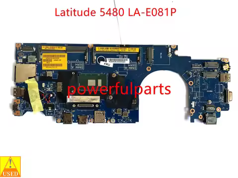 For Dell Latitude 5480 Motherboard With Celeron 3965U CPU 0MFNP8 CDM70 LA-E081P Working Good