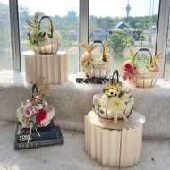 Bakul Siap Gubah Made Untuk Buah Dulang Hantaran Tunang Kahwin Wedding Decoration Set Birthday Prese