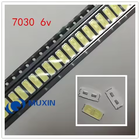 100pcs/Lot Innotek LED LED Backlight 1W 7030 6V Cool white TV Application smd 7030 led cold white 10