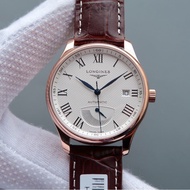 Langqin Famous Craftsman L2.708.4.78.3 Real Kinetic Energy Mechanical Men's Watch, Swiss 2824 Moveme