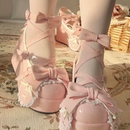 Fairy Style lolita lolita Shoes lo Japanese lolita Show jk Small Leather Shoes Platform Sole Uniform