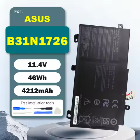 B31N1726 Replacement Laptop Battery for Asus FX504 FX505 TUF Gaming A15 FA506 Compatible with B31BNE