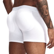 「mieshut」2023 ผู้ชายเซ็กซี่ Ass Lifter ขยายกางเกงที่ถอดออกได้แผ่นนักมวยชุดชั้นในก้นเสริมกางเกงขาสั้นผู้ชายกางเกงใน