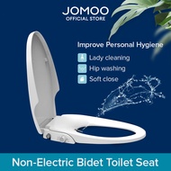 JOMOO Manual Bidet Toilet Seat Cover Adjustable Water Pressure Soft Close Self-cleaning Dual Nozzles Hygiene V Shape Toilet Cover[2-3 Days Delivery]