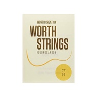 Worth String CT Clear Fluorocarbon String Set for Tenor Ukulele