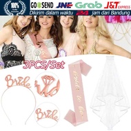 Set Bridal Shower / Bride to Be Accesories  / Aksesoris Pesta Bridal Calon Pengantin / Dekorasi Pest