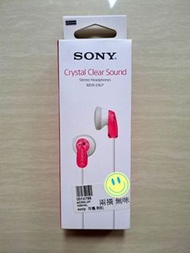 Sony 傳統耳塞式耳機 兩撗 無咪 (粉紅色)Crystal Clear Sound Stereo Headphones 🎧 MDR-E9LP 原裝行貨