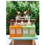 ขวดพลาสติกใส 150 cc ทรงเหลี่ยมใส พร้อมส่ง 150 ml จำนวน 50/100/150 ใบต่อแพค พร้อมฝา