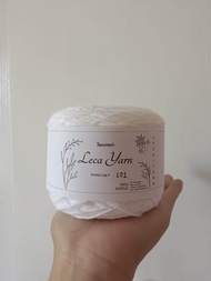 ไหมพรม 3 ply ไหมเลอค่า ไหมถักพวงมาลัย Leca Yarn