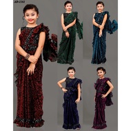 AD-1161~ Kids Wear To Wear Delta Lycra Saree With Unstitch Blouse