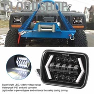 5x7in Headlight LED  Light High/Low Beam Headlamp Fit for Jeep