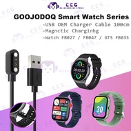 GOOJODOQ Smart Watch Charging Cable USB 100cm OEM Charger High Quality (Watch FB027/FB047/GTS FB033)