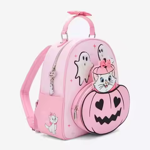 Disney The Aristocats Series Cute Anime Character Marie Halloween Backpack Embroidery Workmanship Tr