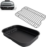 FG551 Griddle Pan & Roast Rack for Ninja FG551/DG551 Smart XL 6-in-1 Indoor Grill Accessories, Non-S