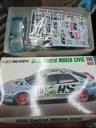 HONDA CIVIC RS mugen Castrol HASEGAWA 1/24