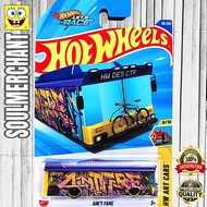 UNGU Hot Wheels Aint Fare Purple Diecast Bus Car HW Art Car