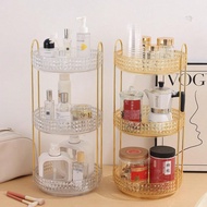 1pc 360° Rotating Makeup Organizer - DIY Adjustable Carousel Spinning Rack Cosmetics Display Rack Pe