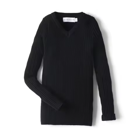 Boutique Baby V-Neck Top High Quality Solid Color Knit Clothing Knitwear Autumn Spring Newborn Boy 6