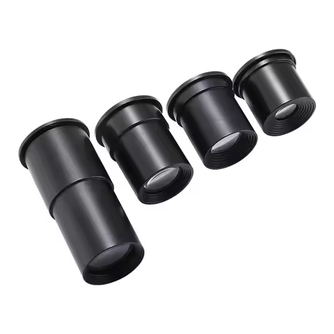 1PC 23.2mm Interface Mount Size Microscope Eyepiece 5X 10X 12.5X 16X Optical Glass Lens Eyepieces fo
