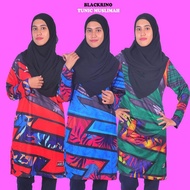Baju jersi blackrino muslimah full sublimation