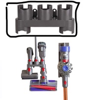(100%全新) Dyson吸塵機配件收納掛架vacuum cleaner accessories rack(可打孔或不打孔)