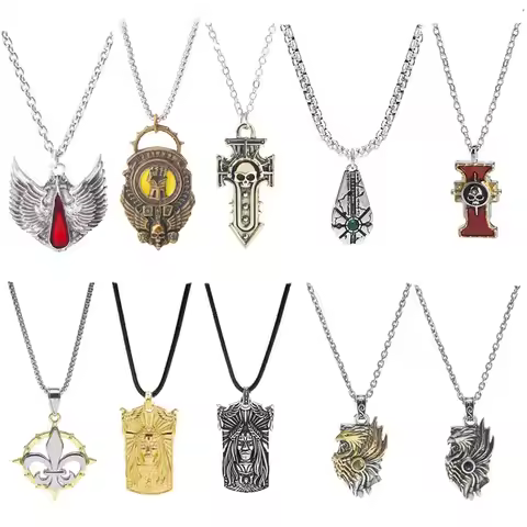 Warhammer 40k "Star Forge" game-related pendant - "Judgment Hall Seal" - "Saint Celeste Angel" - "Em