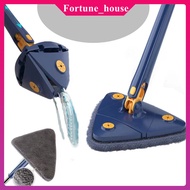 Self Twist Mop Hands Free Squeeze Triangle Mops Rotatable Flat Mop Floor Window Household Cleaning