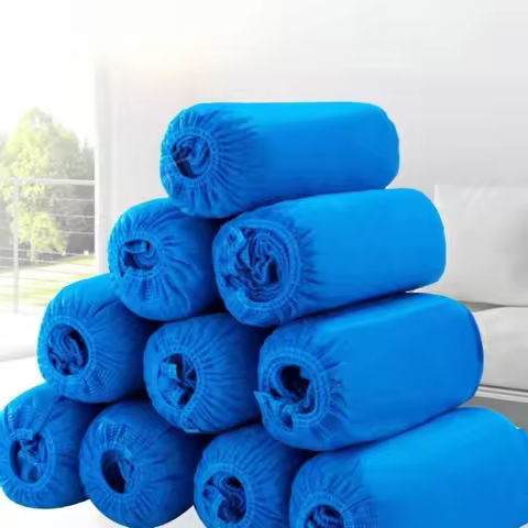 10pcs Disposable Shoe Cover Dustproof Non-slip Dhoe Cover Breathable Shoes Covers Household Supplies