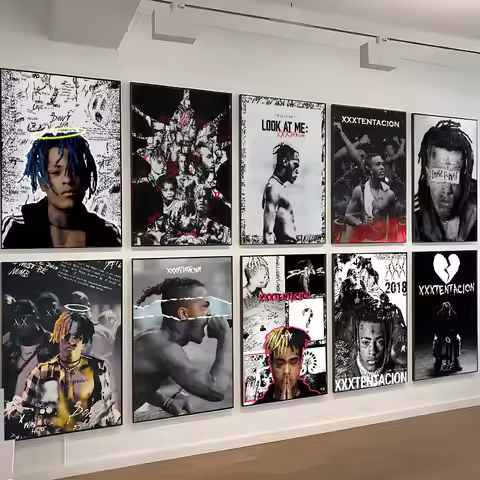 XXXTentacions 17 Rapper Poster Print A5 A4 A3 A2 Wall Art Decor For Room Office Gift For Fans