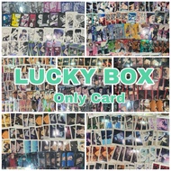 [LUCKY BOX - ONLY CARD] Dignity gift BOX blind bag anime cards JJK, HQ, BSD, BLLK, MHA, KNY, WBK,...