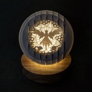 光影紙雕夜燈-復仇女神伊芙精緻款