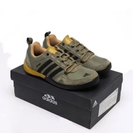 Terrex Daroga Plus Canvas Green Army Hiking Shoes