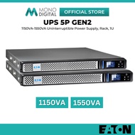 EATON UPS 5P GEN2 UPS 5P1150IRG2 (1150VA / 920W) / 5P1550IRG2 (1550VA / 1350W), INPUT:  C14, OUTPUTS