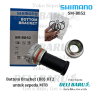 Shimano BB Bottom bracket SM-BB52 Hollowtech HT2 sepeda MTB