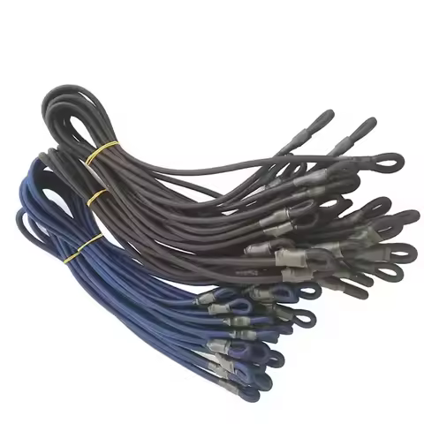 Bungee jumping equipment elastic rope with pull rope trampoline short rubber band jumping rope