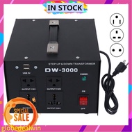 Globedealwin Voltage Converter Transformer 3000W Step Up for Rice Cooker