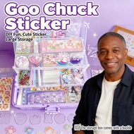 Hand Sticker Goo Chuck Card Goo Card Set Storage Box Goo Card Sticker Children's Toy Cute Card Accou