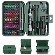 132 in 1 Precision Screwdriver Set with Color Coded Identification Micro Magnetic 108 Bits Manual Re